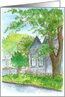 Congratulations On Your New Home Victorian House card