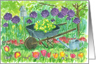 Happy Mother’s Day Purple Alliums Garden card