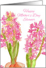 Happy Mother’s Day Eleanor Pink Hyacinth Flowers card