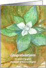 Congratulations Associate of Science Degree Dogwood card