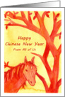 Happy Chinese New Year Of The Horse From All Of Us card