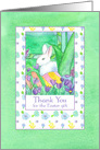 Thank You For The Easter Gift White Rabbit card