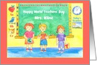 World Teachers’ Day Children Classroom card