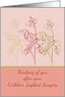 Get Well Soon Cochlear Implant Surgery Plant Drawing card