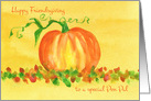 Happy Friendsgiving Pen Pal Pumpkin Autumn Leaves card