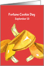 Fortune Cookie Day September 13 Red card