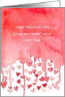 Happy Valentine’s Day Hearts Niece Custom card