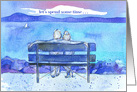 Let’s Spend Some Time Together Romantic Couple Lake card