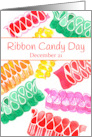 Ribbon Candy Day December 21 Holiday Sweets card