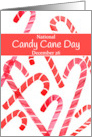 National Candy Cane Day December 26 Red card