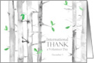 International Thank A Volunteer Day December 5 Aspen Trees card