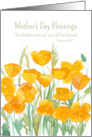 Mother’s Day Blessings Bible Verse Proverbs 31 California Poppies card