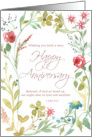 Happy Anniversary John Bible Verse Christian Roses card