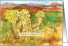 Happy Father’s Day Cactus Desert Landscape card