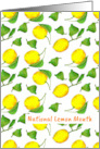 June National Lemon Month Celebrate Every Day card