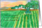 With Sympathy Loss of Brother Tractor Farm Custom card