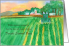 With Sympathy Loss of Brother Tractor Farm Custom card