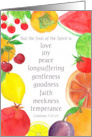 Fruit of the Spirit Galatians Bible Verse Religious card