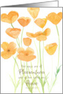 Friendship Proverbs Bible Verse California Poppies card