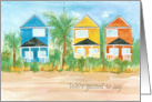 Beach House Our New Home Palm Trees Sand card