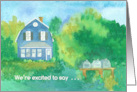 Farmhouse Our New Home Address Forest card