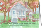 Happy First Valentine’s Day New Home From Realtor Custom card