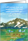 Baptism Congratulations Scripture Psalms Cattle Ranch card