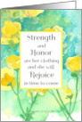 Praying For You Scripture Proverbs Rejoice Yellow Flowers card