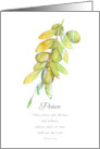 Peace Be With You Hebrews Scripture Olive Branch card
