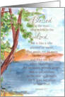 Happy Birthday Religious Scripture Jeremiah Lake card
