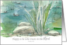 Happy Birthday Religious Scripture Proverbs Duck Pond card