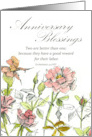 Wedding Anniversary Blessing Scripture Ecclesiastes Rose card