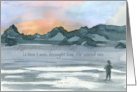 Get Well Grief Depression Psalms 116 Scripture Ocean Sunrise card