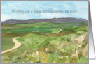 Happy Birthday Across The Miles Desert Landscape card