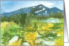 Happy Autumn Season Bible Scripture Mountain Range card
