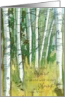 Thinking of You Galatians Scripture Aspens Fall Trees card