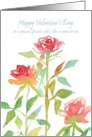 Happy Valentines Day Friend Like A Mom To Me Roses card