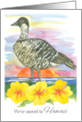 We’ve Moved To Hawaii Announcement Sunset Ocean card