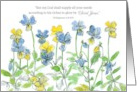 God Loves You Philippians Scripture Viola Flowers card