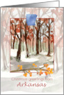 Merry Christmas from Arkansas Winter Trees card
