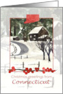 Merry Christmas from Connecticut Farm Winter card