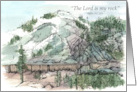 Encouragement Scripture Psalm 18 Sierra Mountains card