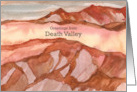 Death Valley California Mountains Desert Landscape card