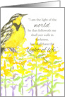 Ordination Congratulations John Bible Scripture Bird card