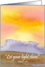 Ordination Congratulations Matthew Bible Scripture Sunrise card