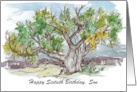 Happy 60th Birthday Son Pinyon Pine Tree Custom card