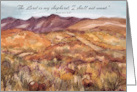 Happy Birthday Psalm 23 Scripture Bible Desert Landscape card