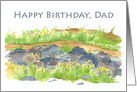 Happy Birthday Dad Dry Creek Bed card