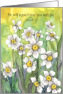 Finishing Chemotherapy Congratulations Scripture Flowers card