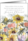 Baptism Congratulations Scripture Philippians Wildflowers card